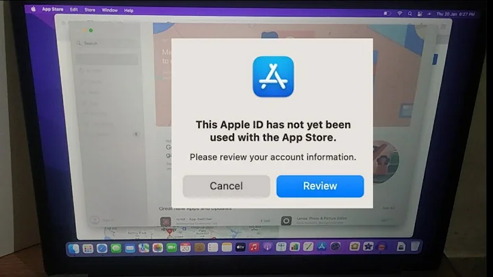 This apple id has not yet been used with the itunes store/App Store |how to sign in app store on mac