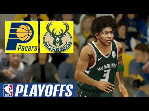 NBA PLAYOFFS PACERS VS BUCKS GAME 5 NBA 2K14 MOD NBA 2K25 GAMEPLAY ON PC
