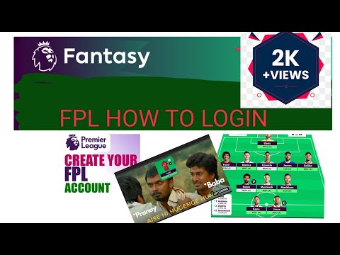 #fpl how to login Fantasy Premier League..... ⚽⚽⚽ football