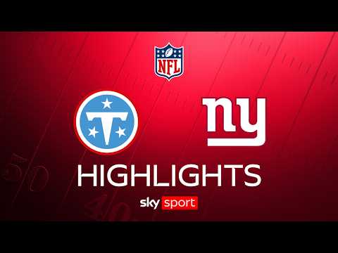 NFL Highlights | Tennessee Titans @ New York Giants | Week 3 | Sky Sport NFL