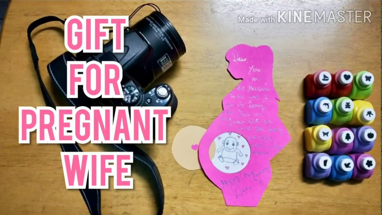 Gift for Pregnant wife_01_DIY greeting card to pregnant wife YouTube