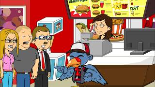 Entitled Bird Cuts in Line @railrockergoanimate84