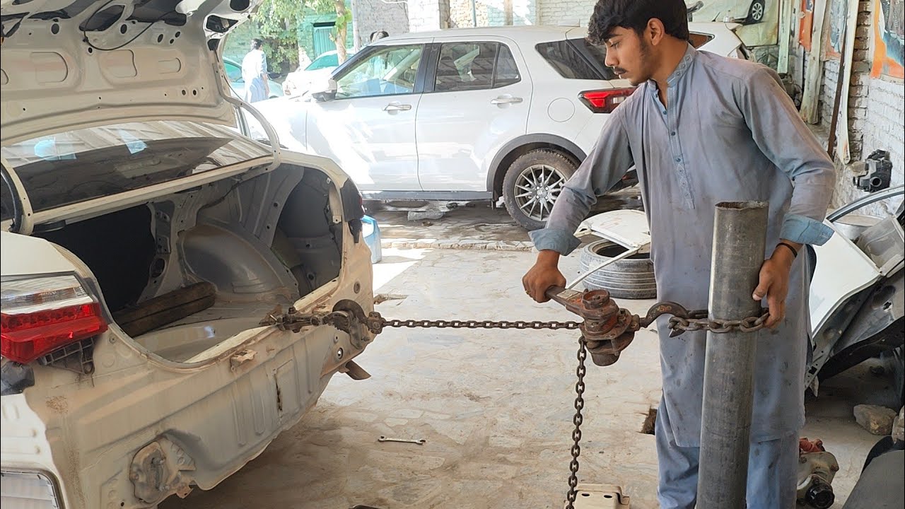 Toyota Corolla GLI PDR Paint lees Dry Dent Remove