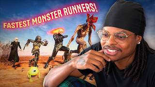 ImDontai Reacts To Fastest Running MONSTER Characters Ever!