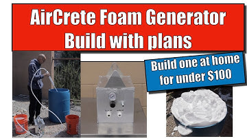 Aircrete Foam Generator Machine DIY  [ How To build one that makes Great Foam!