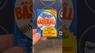 [Quick Rip EP#95] 1986 Topps Baseball Card Wax Pack Opening #shorts #irlpackopening #toppsbaseball