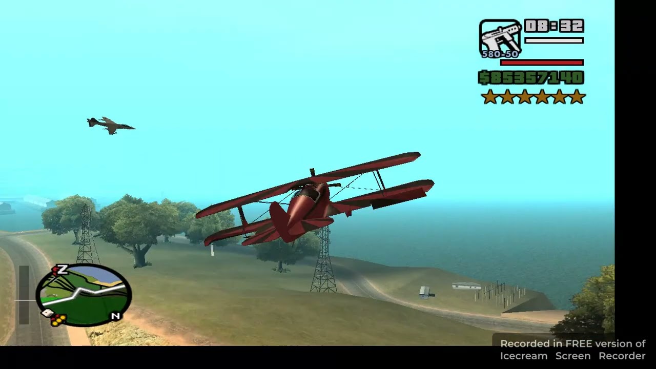 гта санадрес я разбилься на самалёте