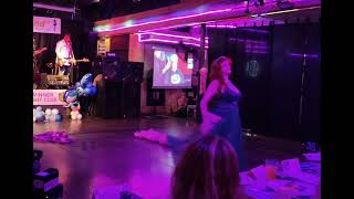 Kitté LAmour Performs Burlesque to The Elders Band at the Salty Desert Burlesque Festival