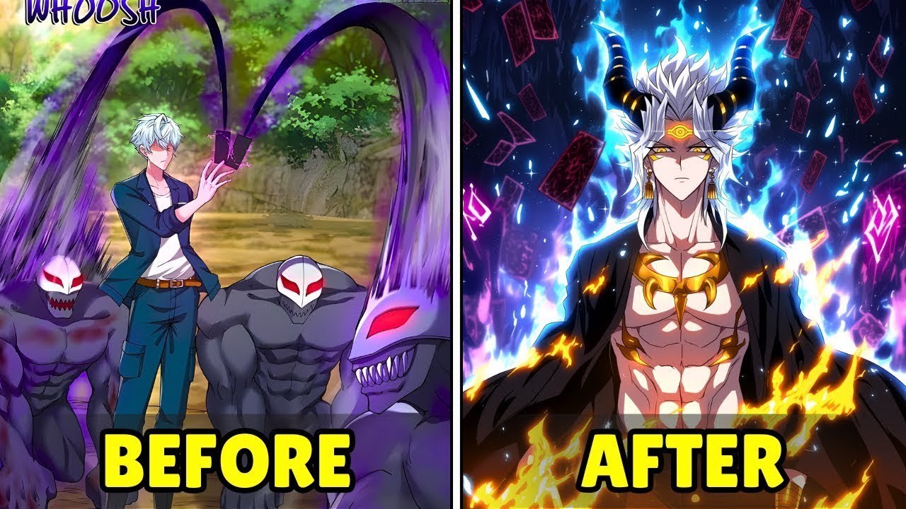 شاب مسكين سرقو منو كل مايملك لكان يعود بي ملوك الشيطاين ليدمرهم جميعا🔥lملخص مانهوا كامل