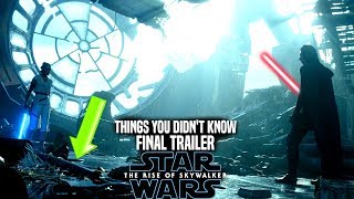 The Rise Of Skywalker Final Trailer Things You Didn't Know! (Star Wars Episode 9 Trailer 3)