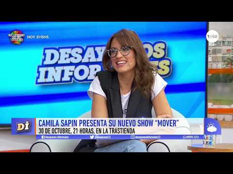 Camila Sapin sacude el escenario con su nuevo show "Mover"