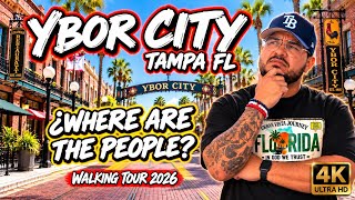 YBOR CITY TAMPA FL 2026 - Walking tour 4K 