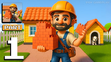 Mansion Constructor - Gameplay Walkthrough Part 1 - Build Your Dream Mansion (iOS, Android)