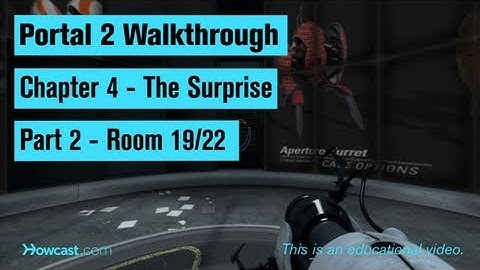 Portal 2 Walkthrough / Chapter 4 - Part 2: Room 19/22
