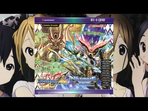 Opening My Ultimate Unite Future Card Buddyfight Booster Box - YouTube