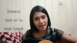 Indonesia tetap bersatu,| penyanyi dan lirik, Arny.