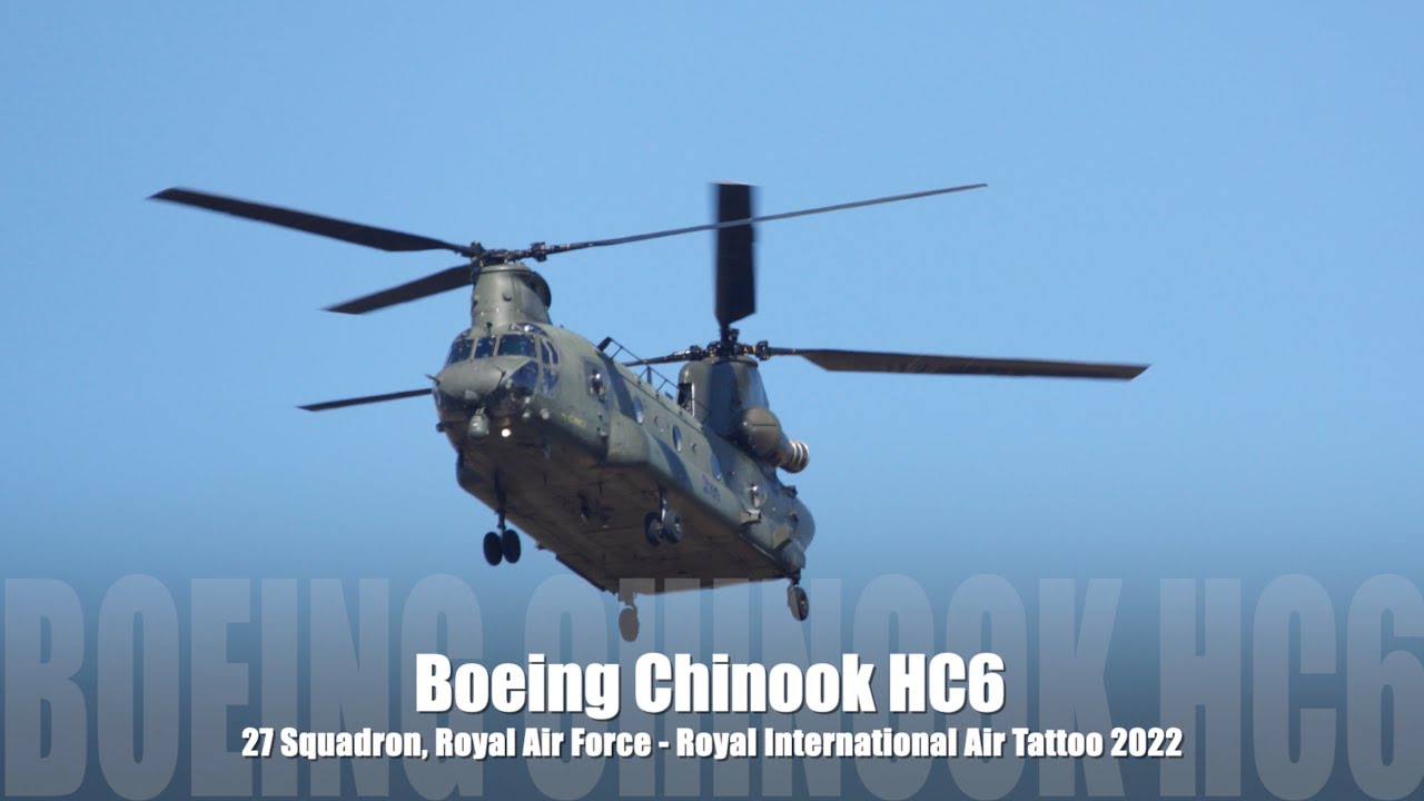 RAF Chinook - Royal International Air Tattoo (RIAT) 2022 (Saturday)