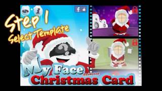 My Face Christmas Card (Animated) - FREE