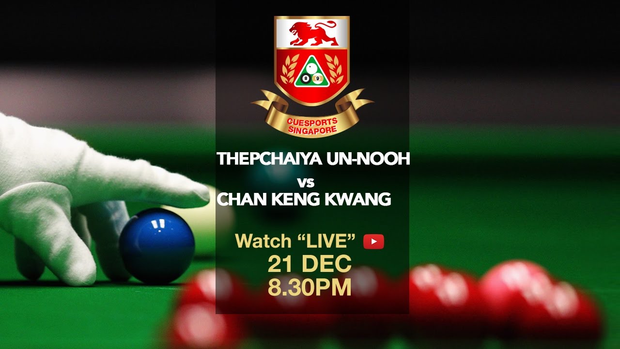 Thepchaiya Un-Nooh vs Chan Keng Kwang Singapore Snooker Open 2016 Exhibition Match