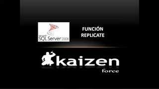 [T-SQL] - Función Replicate