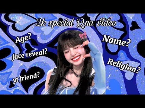 2k special Qna video 🌷💗✨#blackpink #edit #video 🌈🎀✨