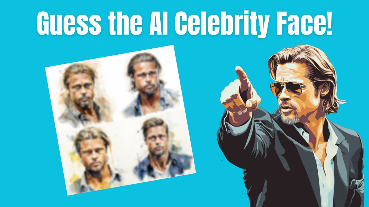 Guess the AI Celebrity Face!  28 Pictures Quiz Challenge! 