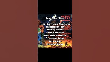 Thumbnail of Cancer - Death Shall Rise. Tracklist