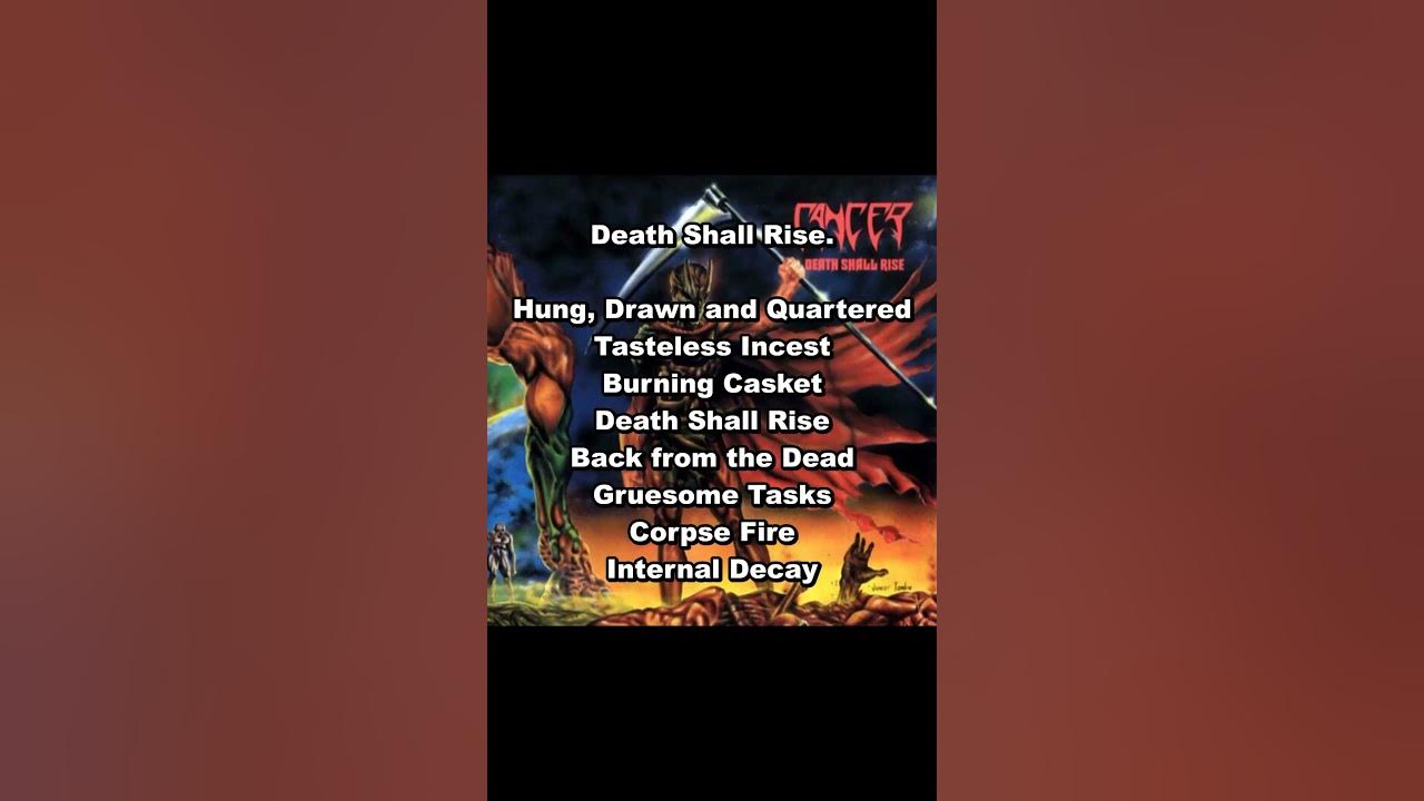 Cancer - Death Shall Rise. Tracklist Cancer - Death Shall Rise. Tracklist