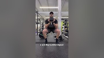 1 1/2 Rep Goblet Squat Variation