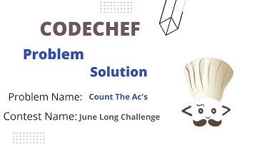 Codechef Count the Acs June Long Challenge Codechef Solution Problem C