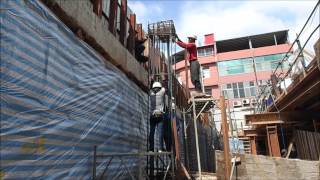 建筑安全履历 －柱墙钢筋-1 －品质保证  建築安全履歷 中麗安心宅NO 3 B1F外柱鋼筋