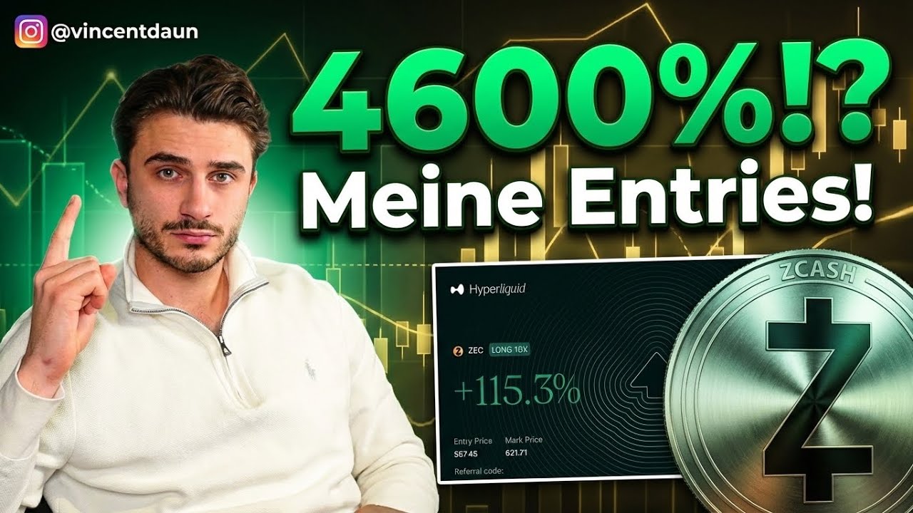 ZCASH: 4600%! Meine nächsten Trades!
