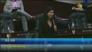 Rep. Eskamani debates against bill that allows DeSantis to traffic asylum seekers across the country