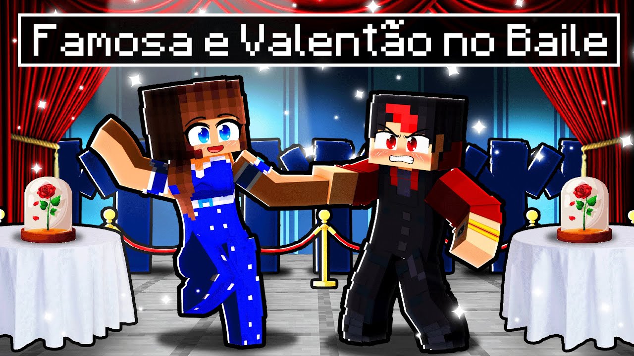 A FAMOSA e o GAROTO MALVADO foram ao BAILE no Minecraft ◂Miika▸