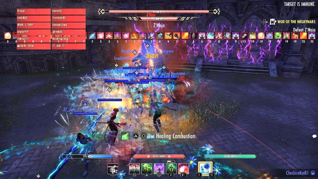 The Elder Scrolls Online VCR core coordination achievement ice warden pov YouTube