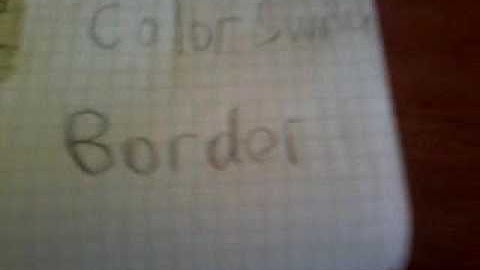 Color switch music border