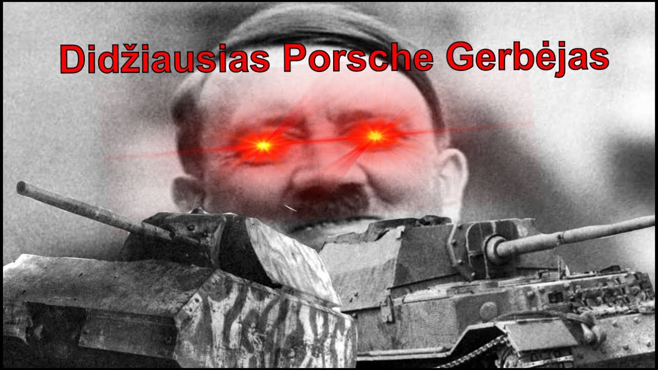 Kaip F. Porsche Dėdei Adolfui Niekam Tikusius Tankus Stumdė