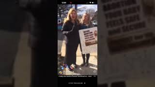 Sidewalk counsellors share about a baby who was saved at Planned Parenthood in Richmond, VA