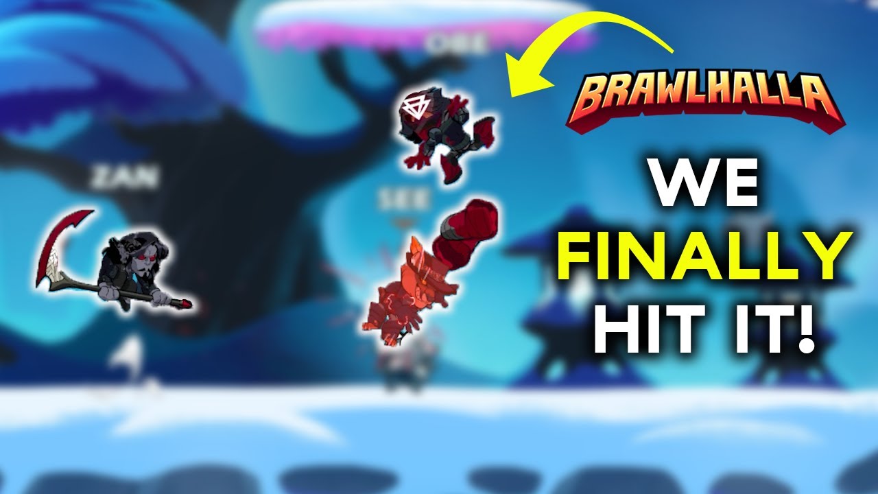 We spent a MONTH trying to hit this! - Brawlhalla twitch highlights # 121