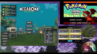 Shiny Hunting Charmander on Fire Red + Level Grind in OSRS + Ripping Packs in TCG Sim + Megabonk!