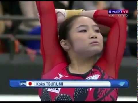 【未使用】野田鶴声社ホイッスルW杯ブラジルモデルBrasil 2014 2個組 体操】鶴見虹子 2010年世界選手権 床運動 - YouTube