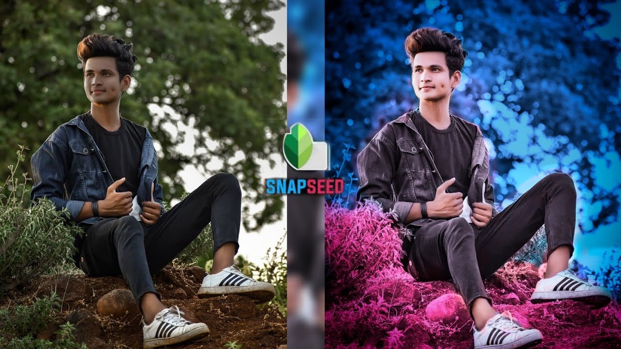 New Snapseed Photo Editing || Sanapseed Editing Background Color Change - MAHI TECHS