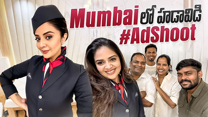 Mumbai లో హడావిడి || #Adshoot || Sreemukhi