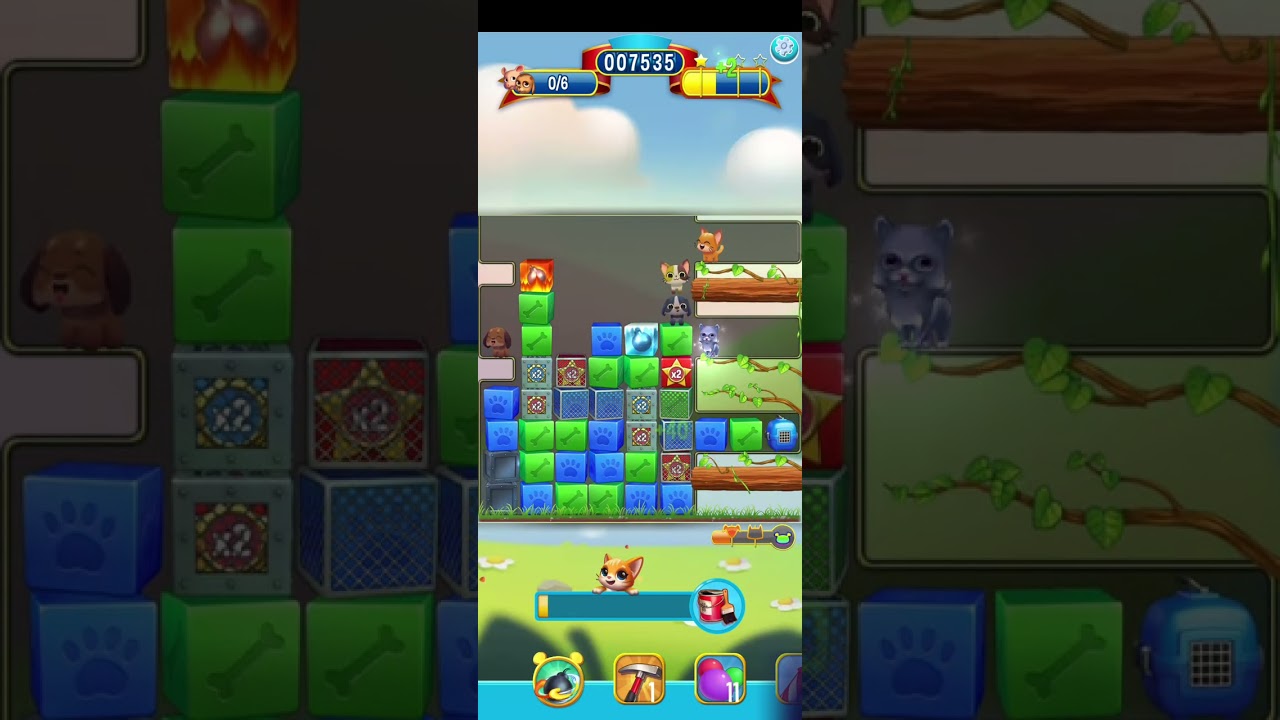Pet Rescue Saga level 4451 one hammer