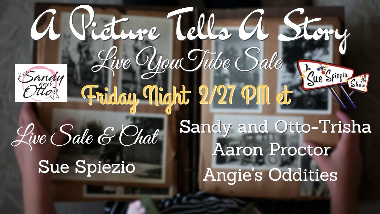 A Picture Tells A Story | Shop Rare Finds at Unbelievable Prices| Live Sale| Feb 27 @7pm et (4pm pt)