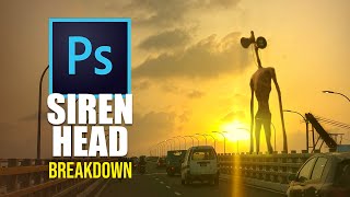 Siren Head Photo Manipulation Photoshop 2020