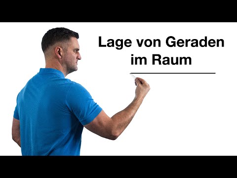 Position of lines in space | Example calculation | Math by Daniel Jung