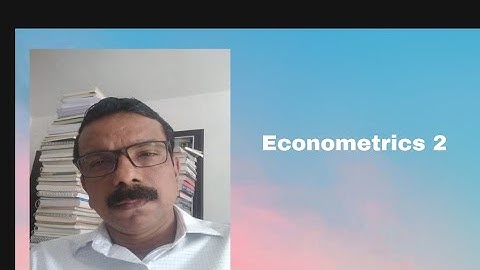 Econometrics 2: introduction