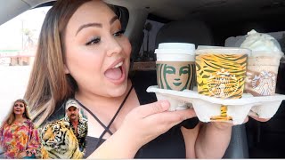 TIGER KING Decides My STARBUCKS Drinks
