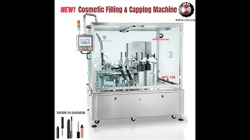 Fully Automatic Cosmetic Filling and Capping Machine for Mascara, Eyeliner & Lip Gloss